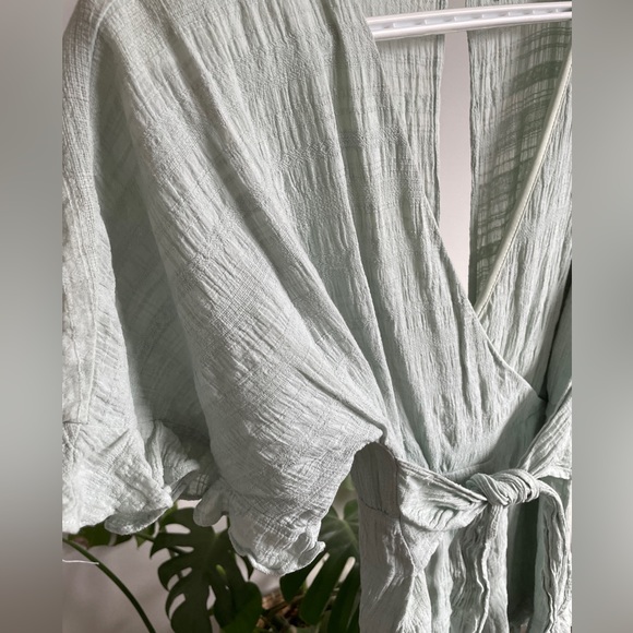 In The Beginning Turquoise Romper - Picture 4 of 4